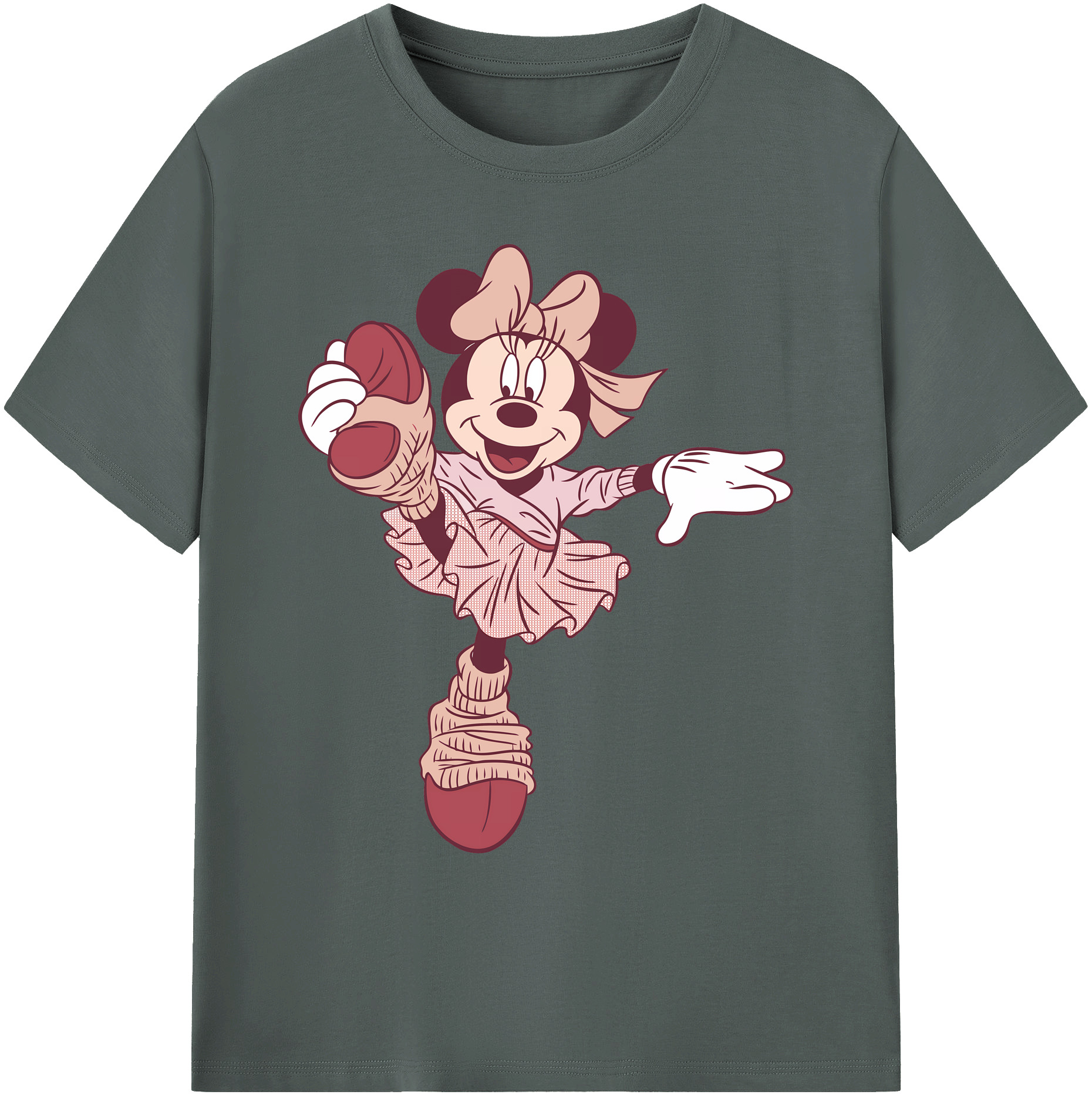 ミッキーマウス Mickey Mouse 綿100％ メンズ半袖Tシャツ｜肌触りやわらか＆通気性